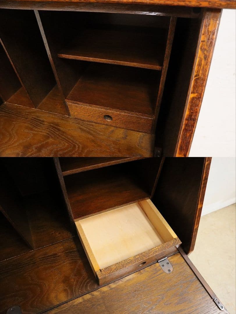 高級 三越家具【ブルージュ】ライティングビューローデスク・机・オーク材