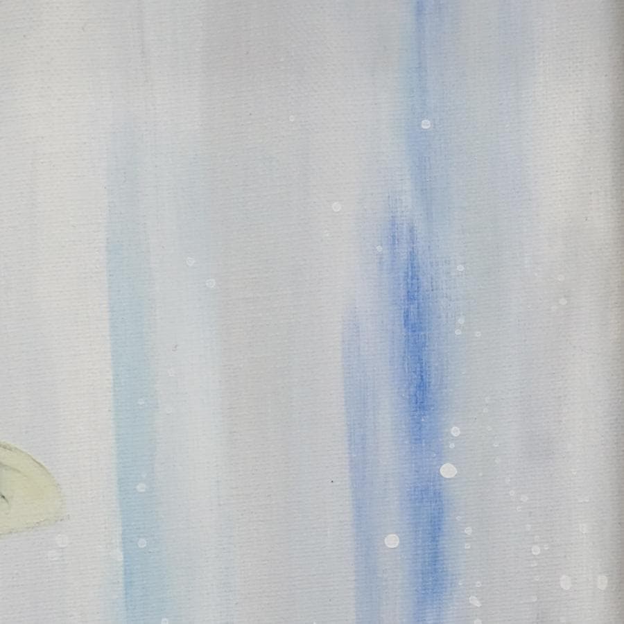 千賀節子『鯉』4号 油彩 油絵 絵画 肉筆 額装 美術品