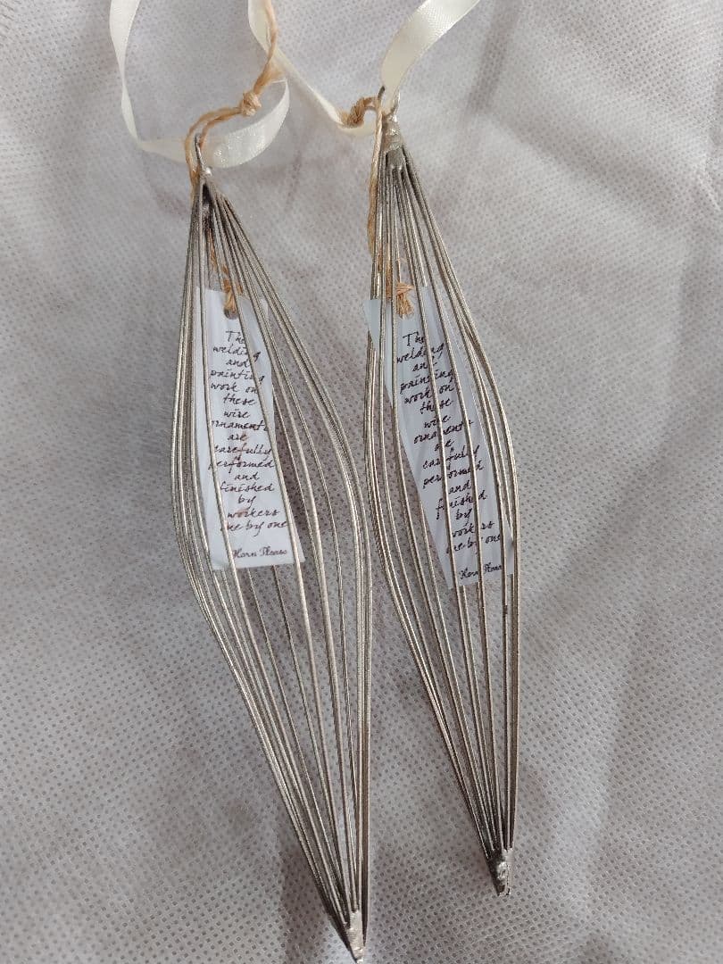 WIREオーナメント10個セット クリスマス 北欧 フレンチ キャトルセゾン