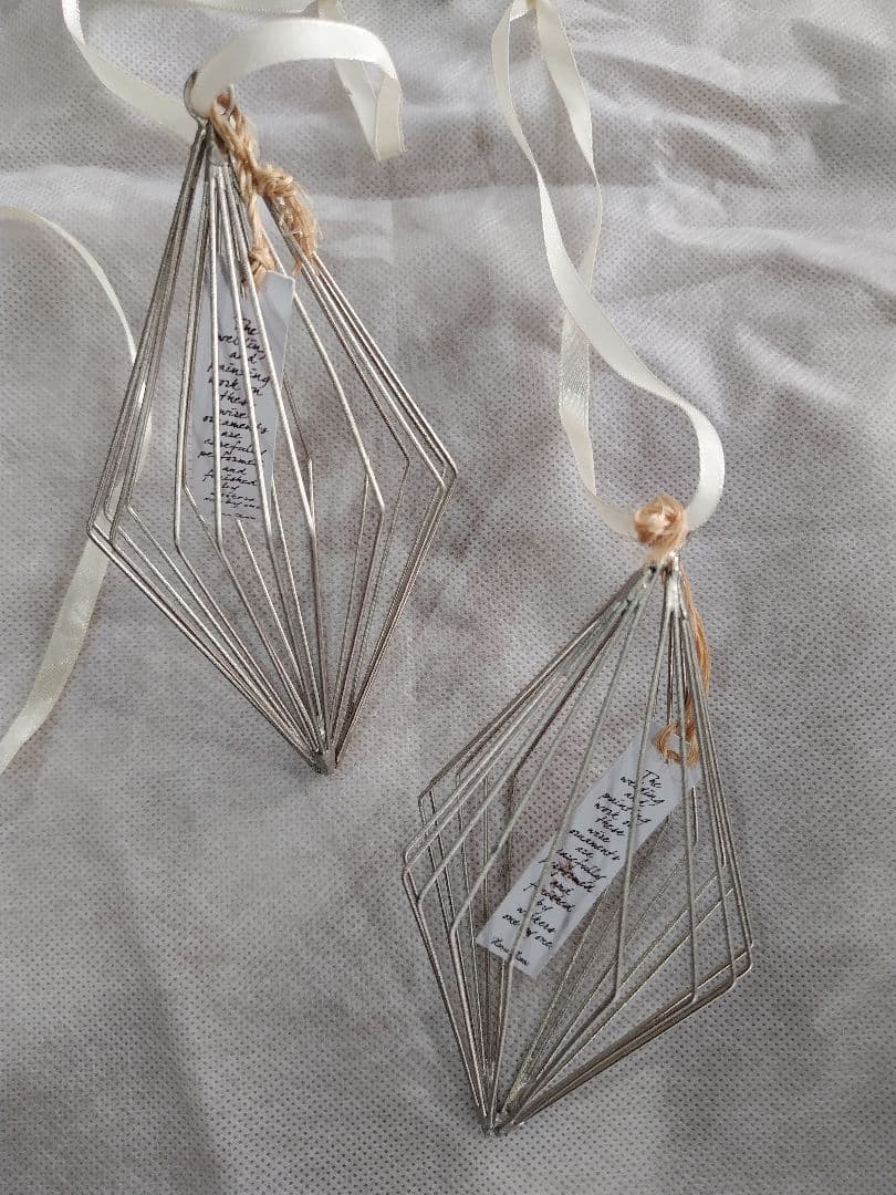 WIREオーナメント10個セット クリスマス 北欧 フレンチ キャトルセゾン