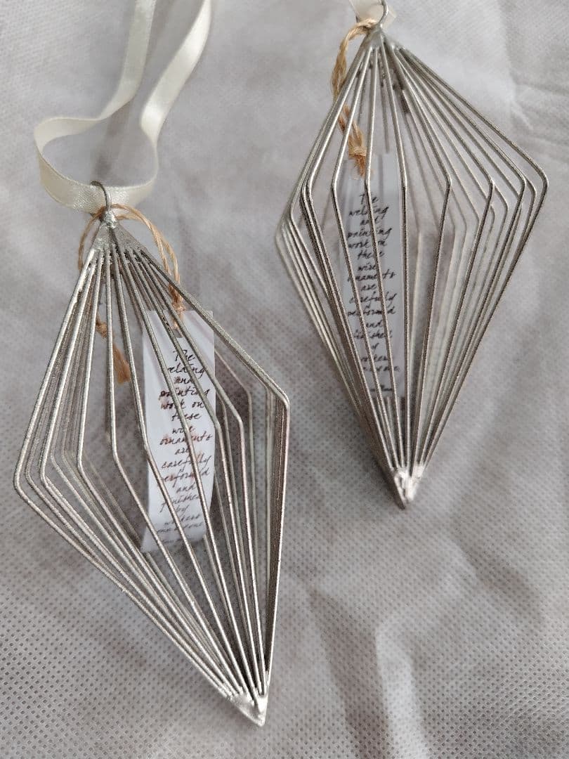 WIREオーナメント10個セット クリスマス 北欧 フレンチ キャトルセゾン