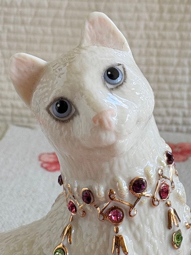 LENOX レノックス　猫 フィギュリン Sweet Caress 箱・証明書付