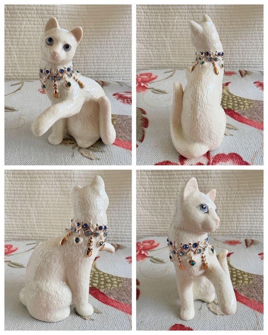 LENOX レノックス　猫 フィギュリン Sweet Caress 箱・証明書付