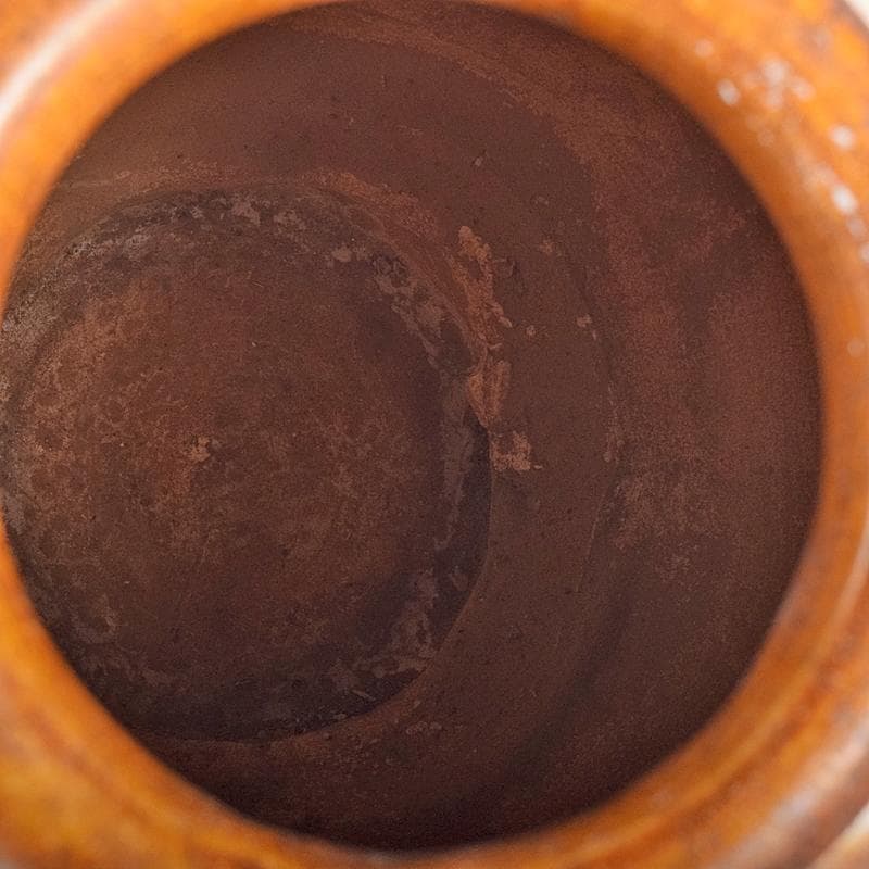 中国 唐三彩 獅子摘 双耳壷 C R8549B - メルカリ