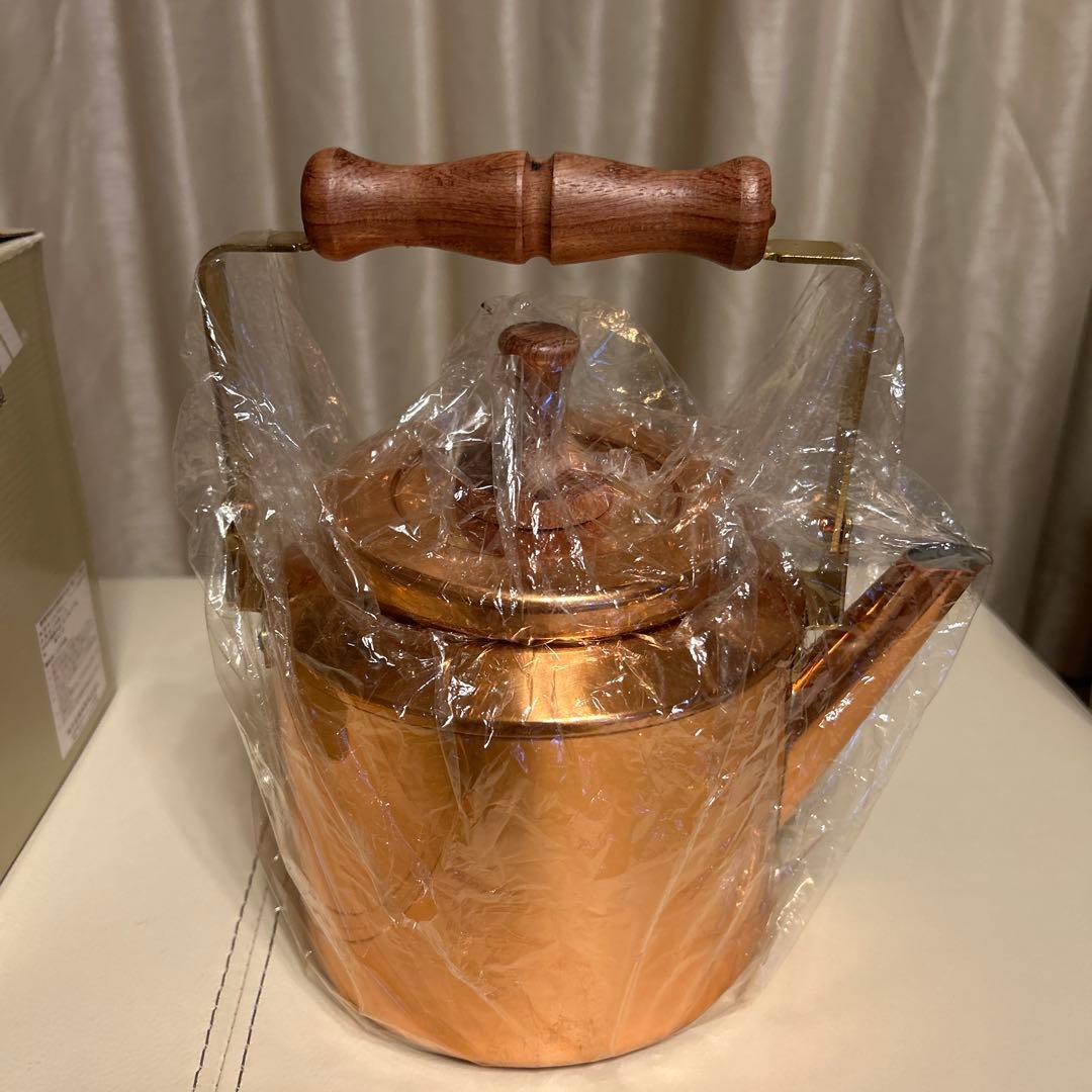 MORICO カナディアンケトル 銅製やかん 木製ハンドル 森井金属 新品未使用