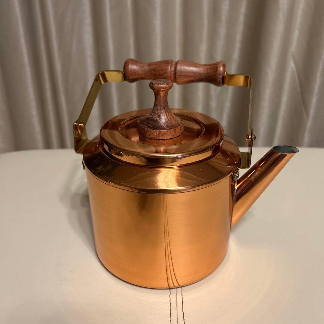 MORICO カナディアンケトル 銅製やかん 木製ハンドル 森井金属 新品未使用