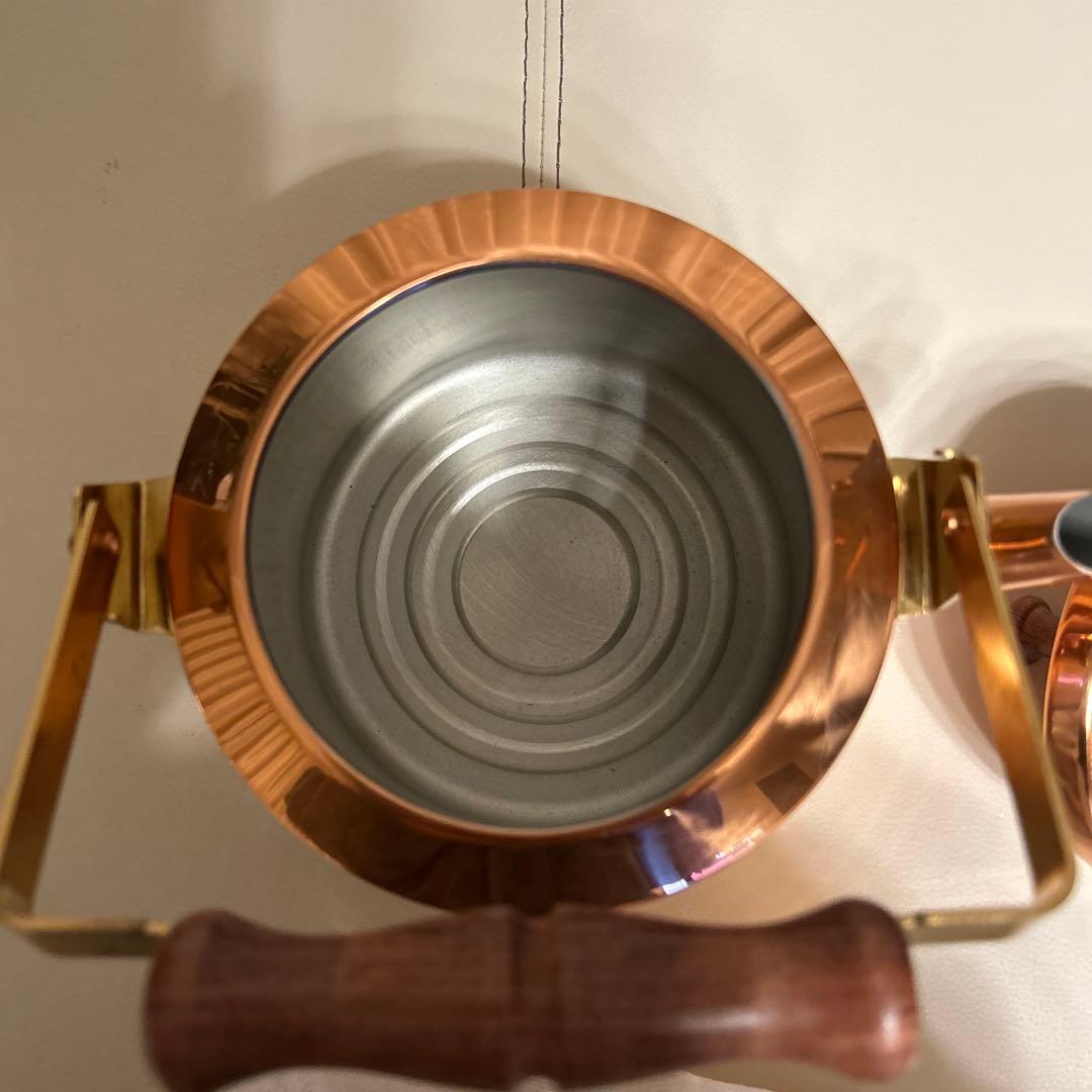 MORICO カナディアンケトル 銅製やかん 木製ハンドル 森井金属 新品未使用