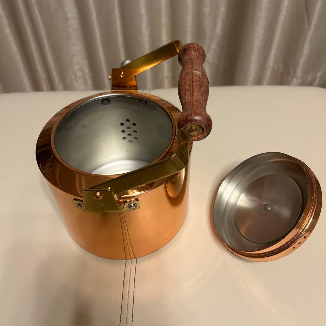 MORICO カナディアンケトル 銅製やかん 木製ハンドル 森井金属 新品未使用