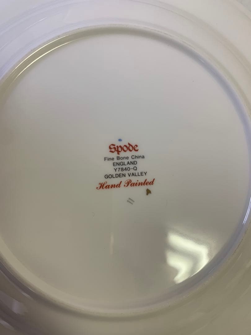 スポード　ゴールデンバレー　プレート6枚セット