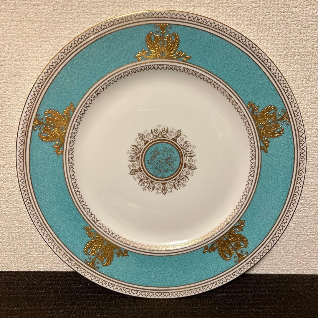 ウェッジウッド　コロンビア　パウダーターコイズ　ディナープレート　27.5cm