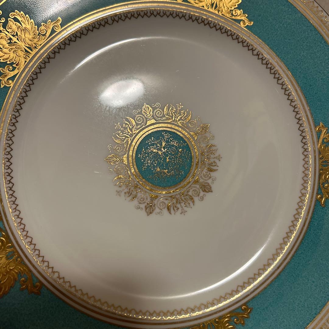 ウェッジウッド　コロンビア　パウダーターコイズ　ディナープレート　27.5cm