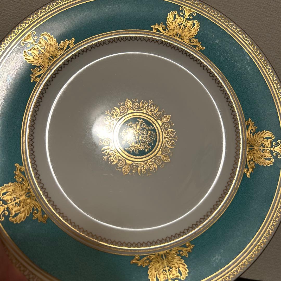 ウェッジウッド　コロンビア　パウダーターコイズ　ディナープレート　27.5cm