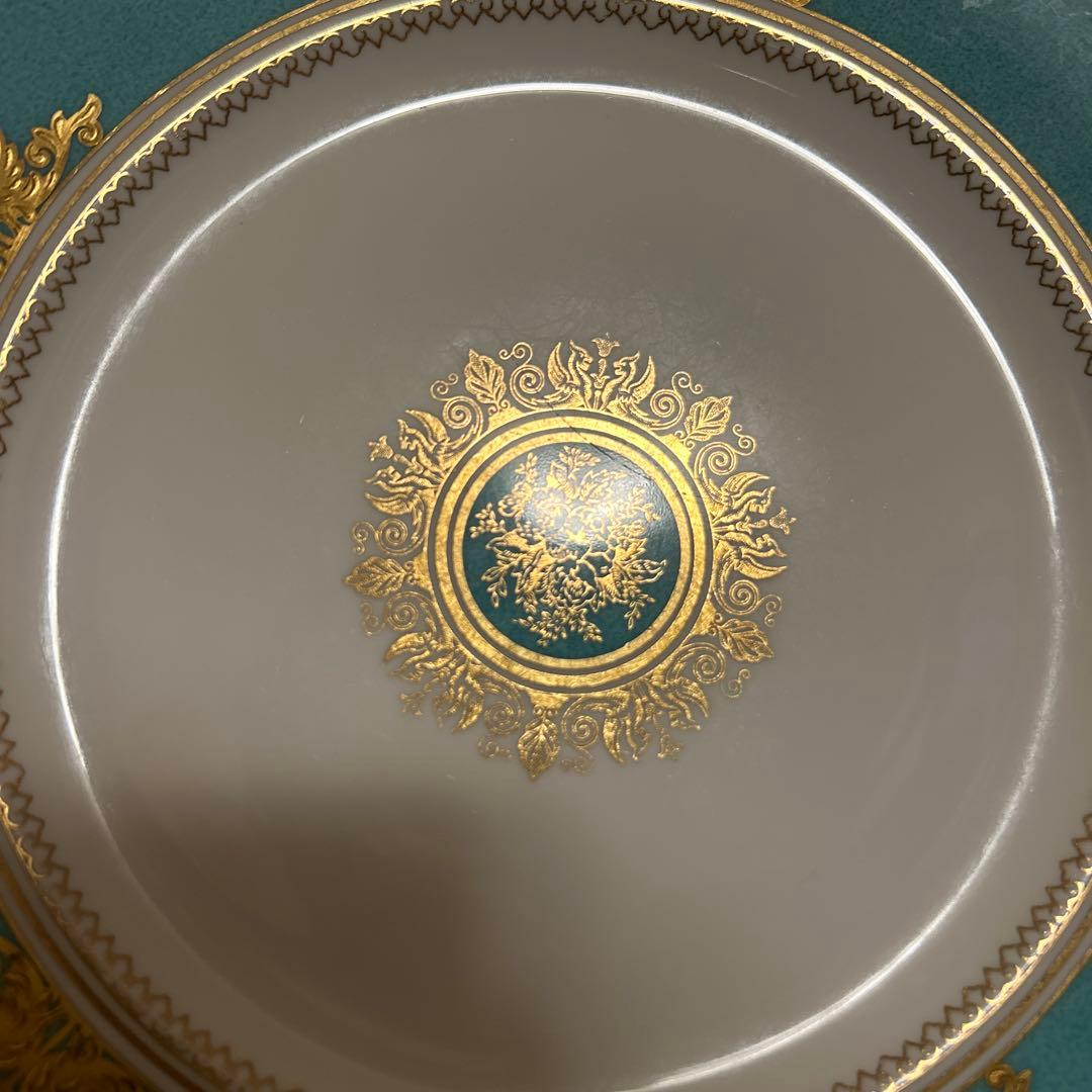 ウェッジウッド　コロンビア　パウダーターコイズ　ディナープレート　27.5cm