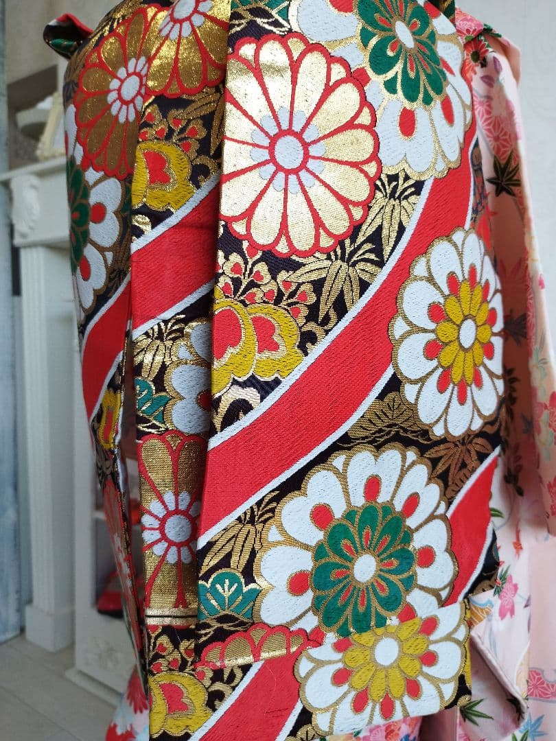 専用です。アンティーク薄ピンクの着物単品