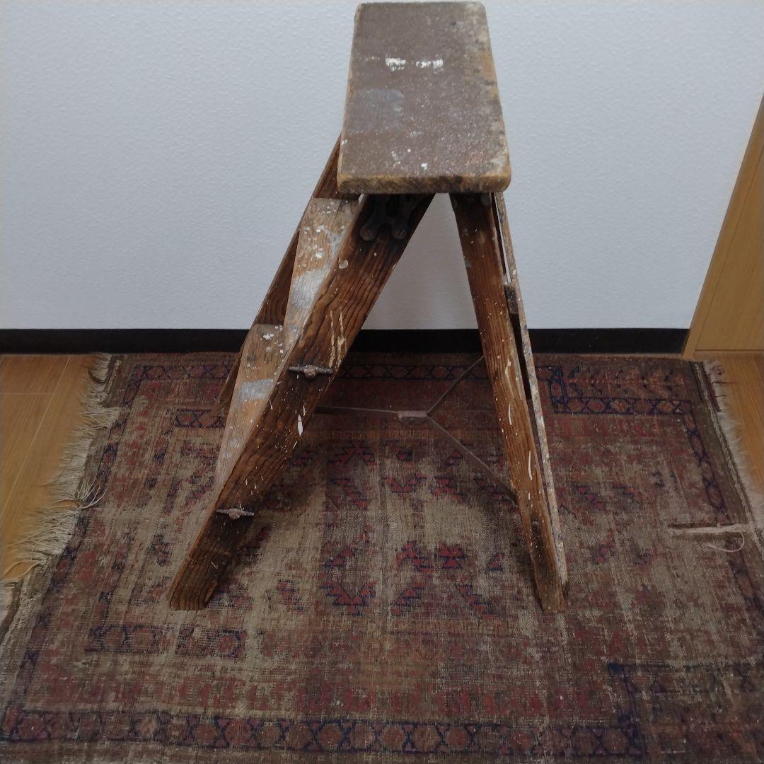 50s vintage ウッドラダー 脚立　木製
