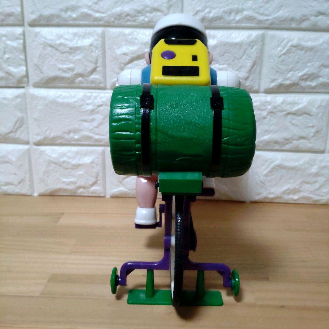 レア物】 ヤクルト タフマン マウンテンバイク 目覚まし時計 - メルカリ