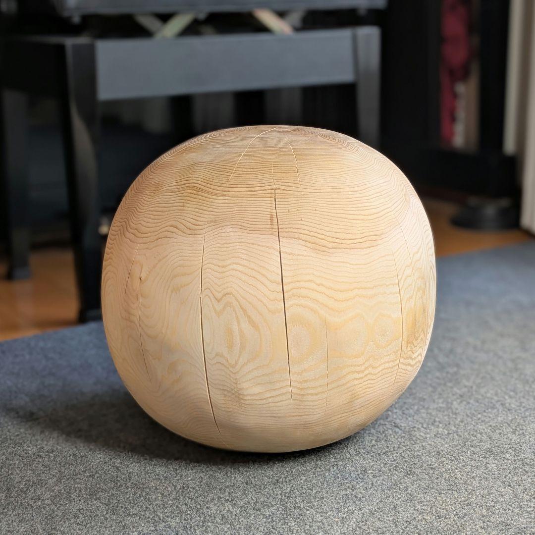 mato　　天然ヒバ　丸型　切り株　丸太　高さ約32㎝