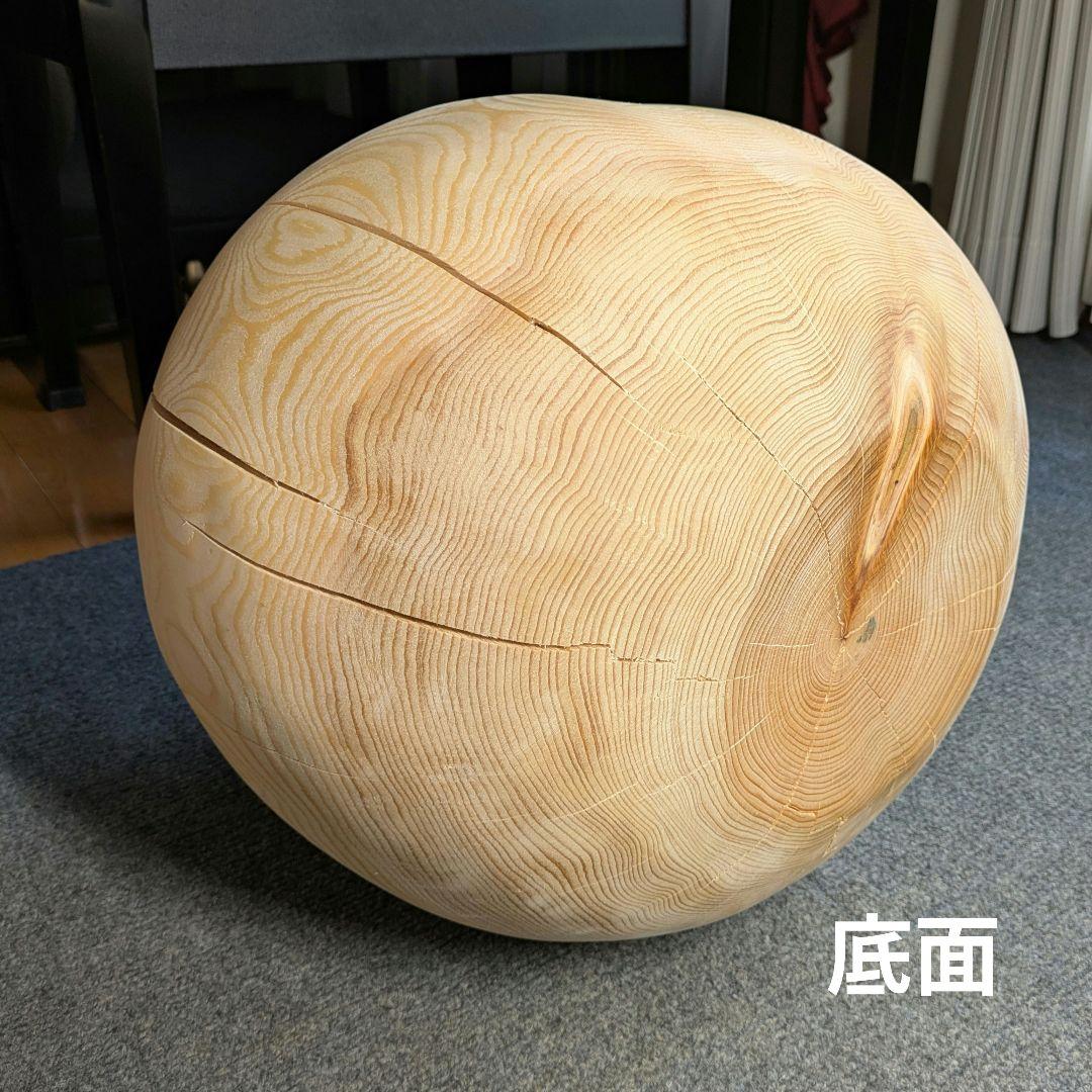 mato　　天然ヒバ　丸型　切り株　丸太　高さ約32㎝