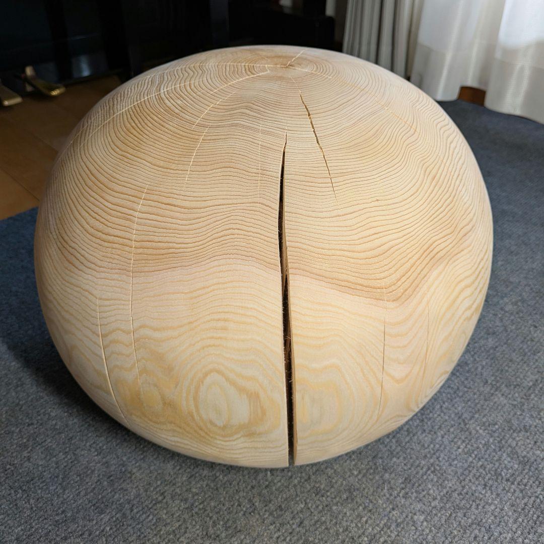 mato　　天然ヒバ　丸型　切り株　丸太　高さ約32㎝