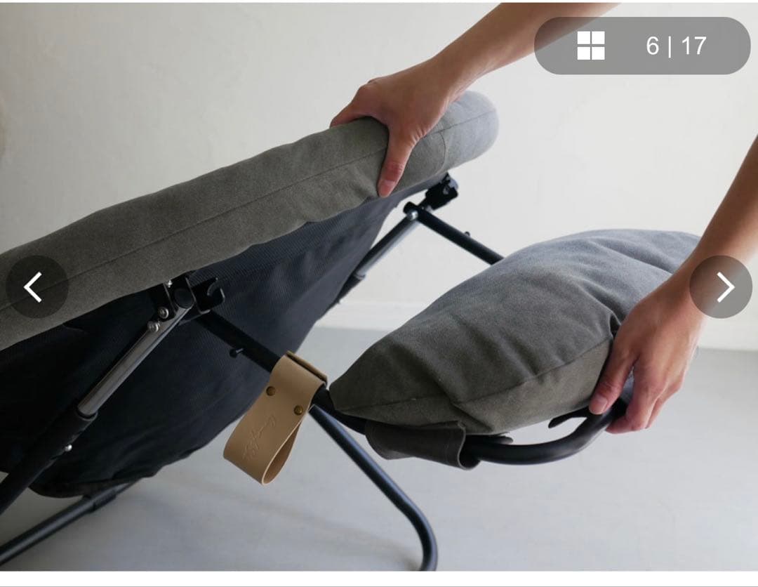 わさん専用　ひなたライフ2wayフォールディングチェア　コーデュロイカバーセット