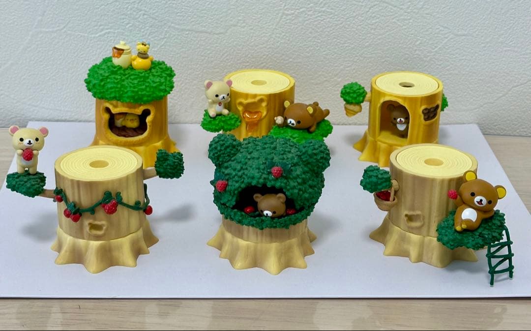 リーメント☆かさねてたのしいリラックマの森 全6種類 コンプリート フィギュア