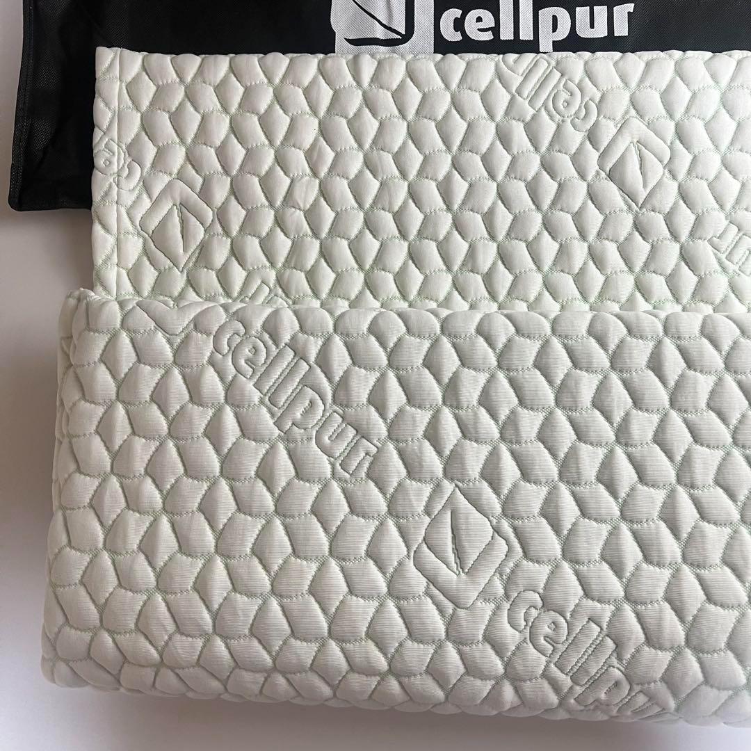 cellpur 枕 収納バッグ付き セルプール 2点セット