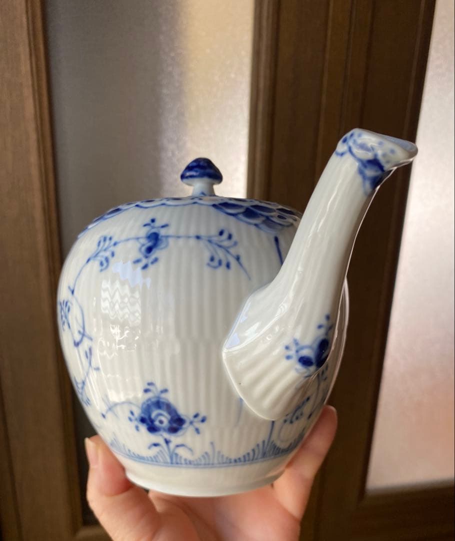 ロイヤルコペンハーゲンブルーフルーテッドハーフレースSet