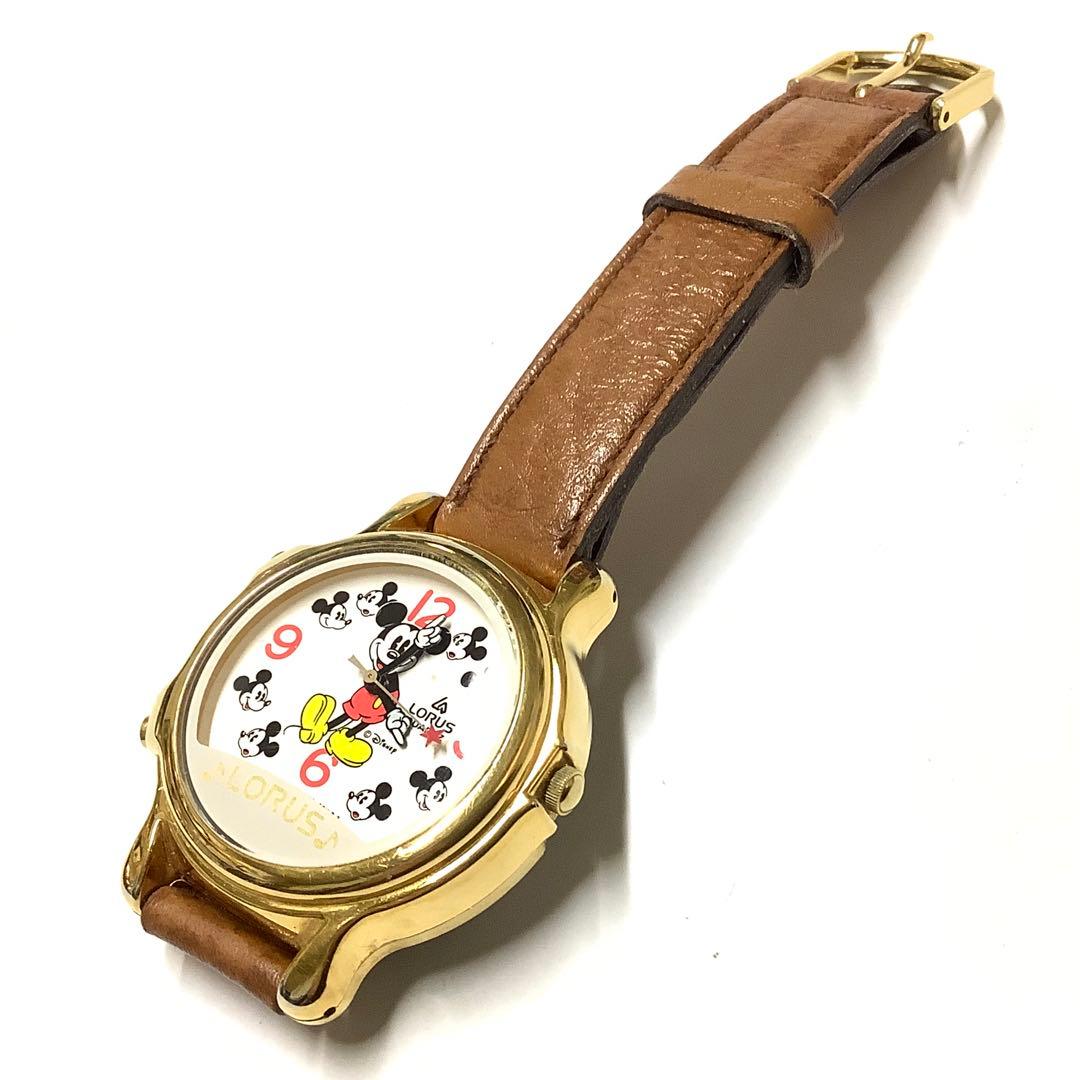 激レア！、電池交換済】90年代 LORUS ミッキーマウス メロディー