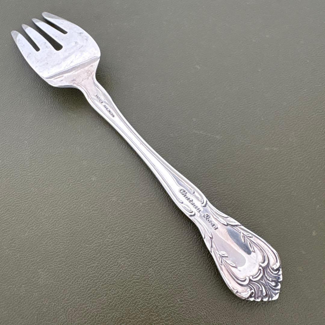 ALVIN STERLINGフォーク　純銀　ビンテージ　シャトーローズ　シルバー
