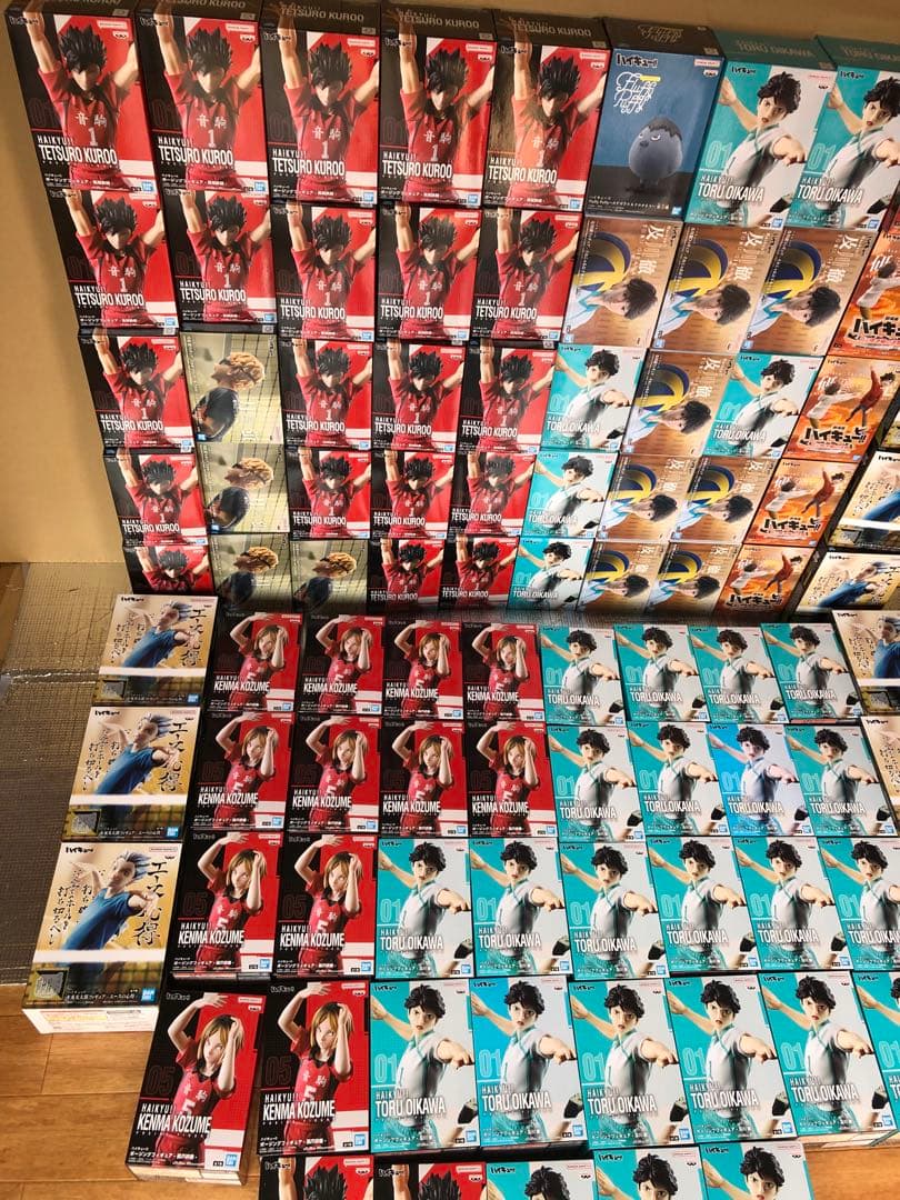ハイキュー！　フィギュア　まとめ売り　黒尾　研磨　及川　蛍　ポージング　92個