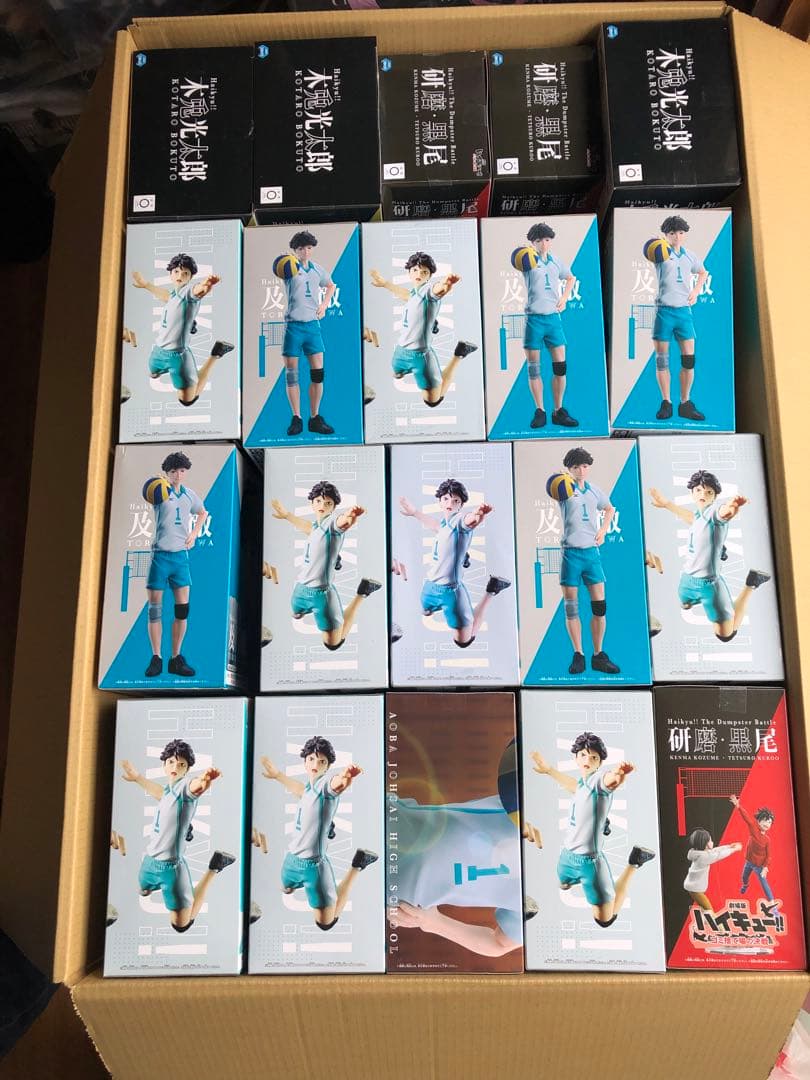 ハイキュー！　フィギュア　まとめ売り　黒尾　研磨　及川　蛍　ポージング　92個
