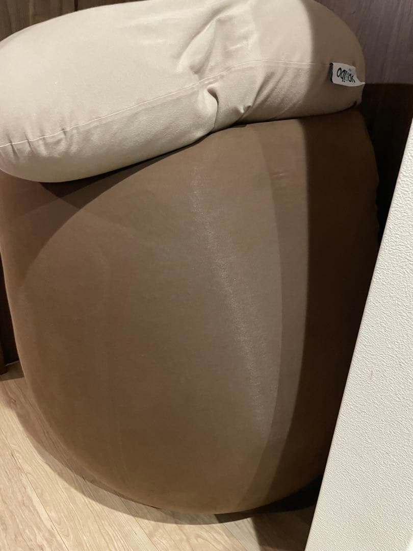 引き取り限定 ヨギボーMAX＋サポート カバー2色 ブラウン ベージュ