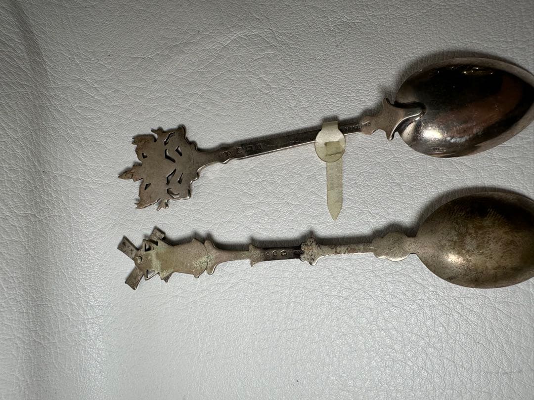 シルバー　ヴィンテージ　スプーン　silver エリザベス女王記念　風車