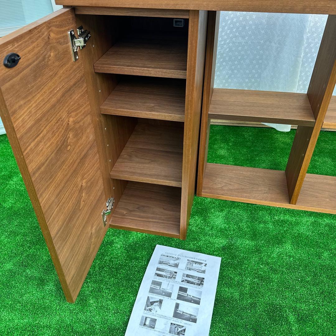 アクタス メッツォ2 200 ウォールナット 両袖机 パソコンデスク iso※