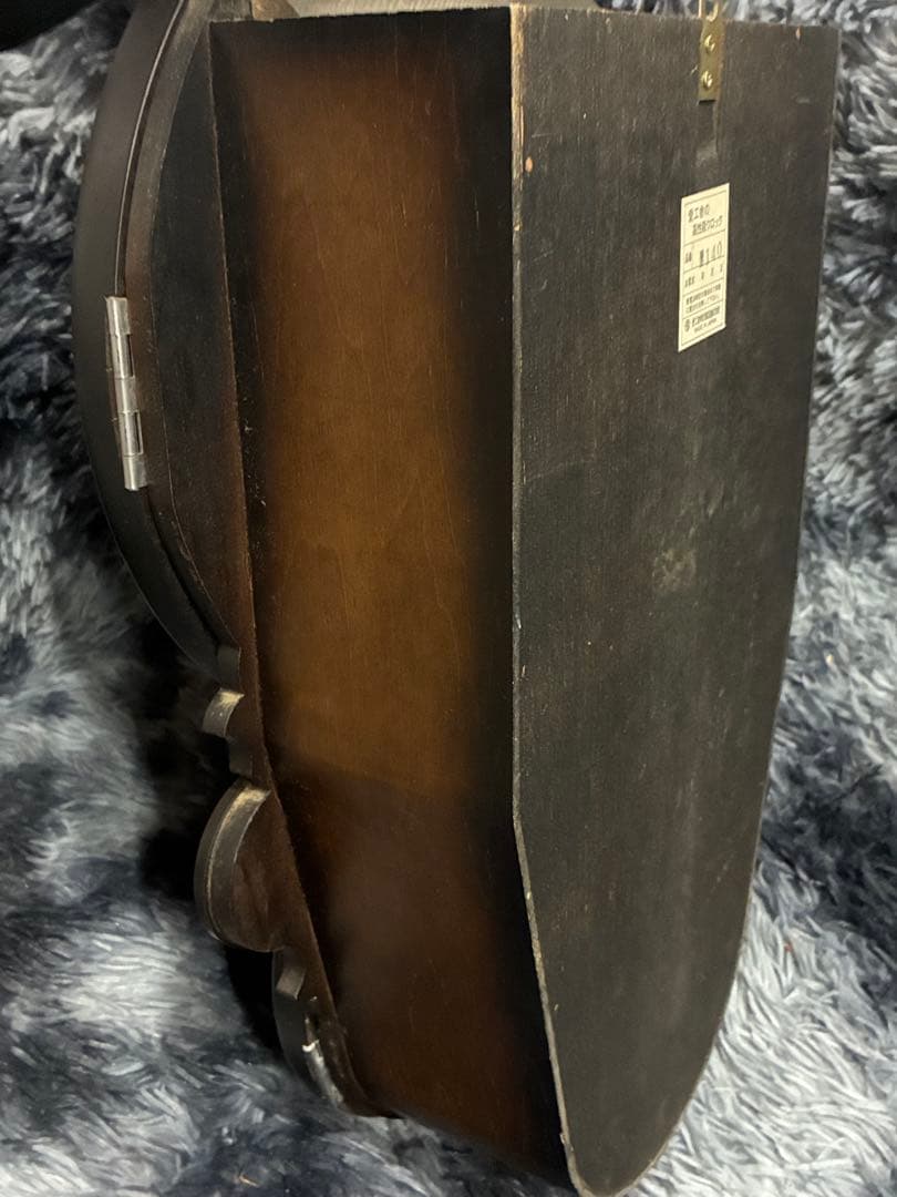 B）希少 アンティーク柱時計 愛工社CROWNFAN ダルマ四つ丸 31day