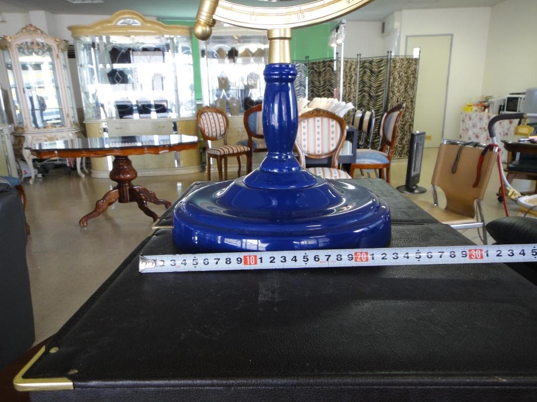 新品天然石地球儀65cm