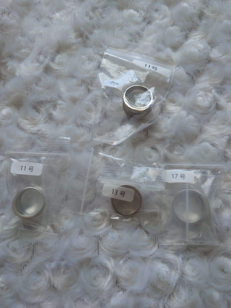 グルーデコ協会　リング土台11個セット 9号 11号 13号 15号 17号