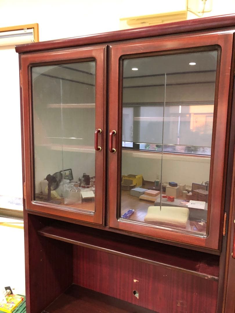 キッチンキャビネット　本棚　収納　リビング収納　キッチン収納　食器棚カップボード