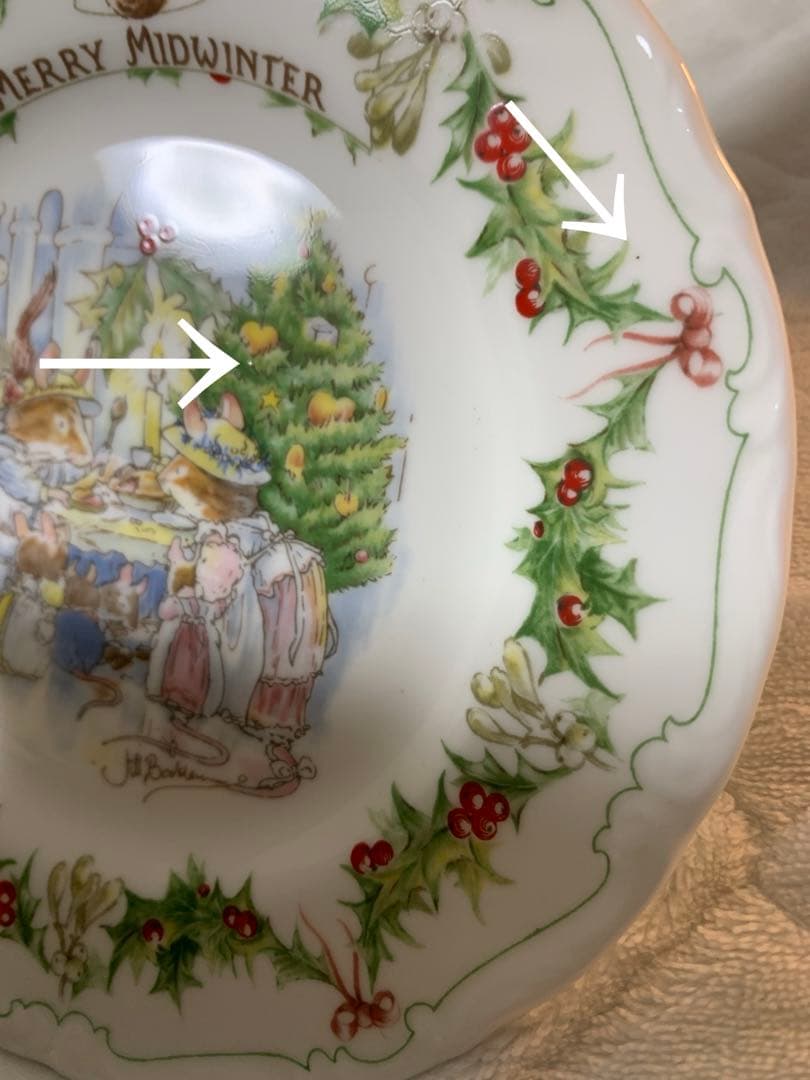 ロイヤルドルトン　メリーミッドウィンター カップ　お皿　キャンドル立て　セット