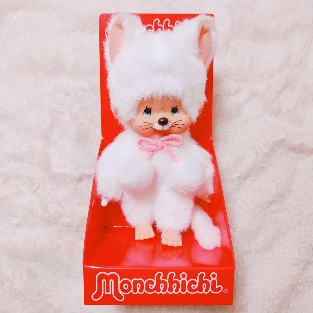 EU海外限定 monchhichi モンチッチ ホワイトキャット 白い猫 - メルカリ