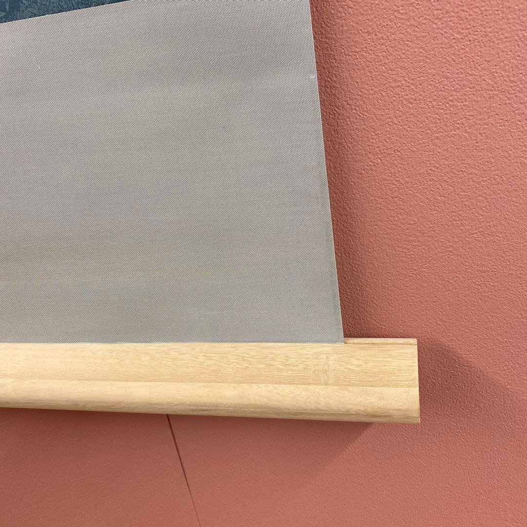 美品 掛け軸 鳥山玲作「飛翔鶴」共箱 太巻き付 縁起物 美術年鑑掲載