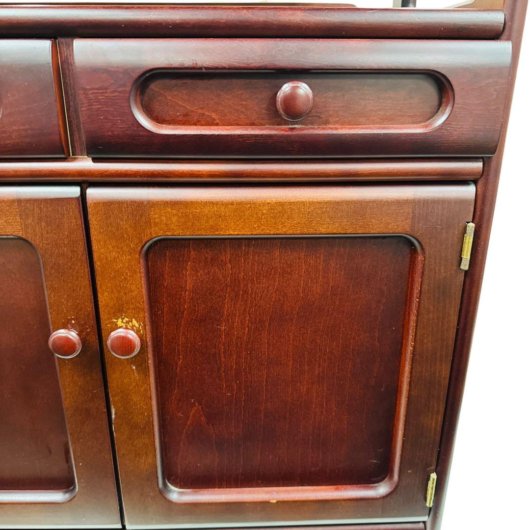 Karimoku カリモク 電話台 FAX台 オールドカリモク 昭和レトロ