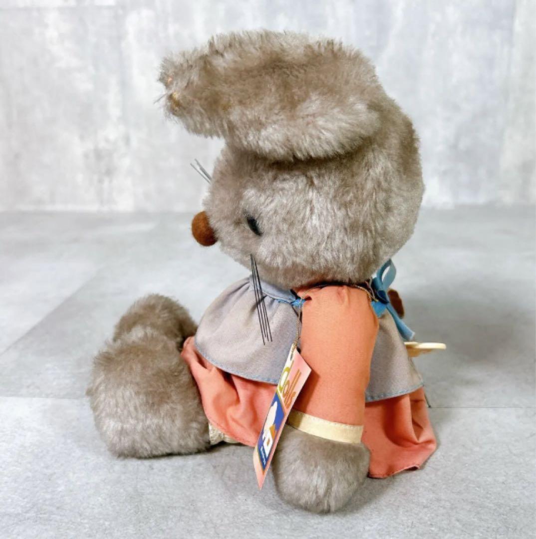 X953 Sankyo doll オルゴール うさぎ 人形 首が動く レトロ