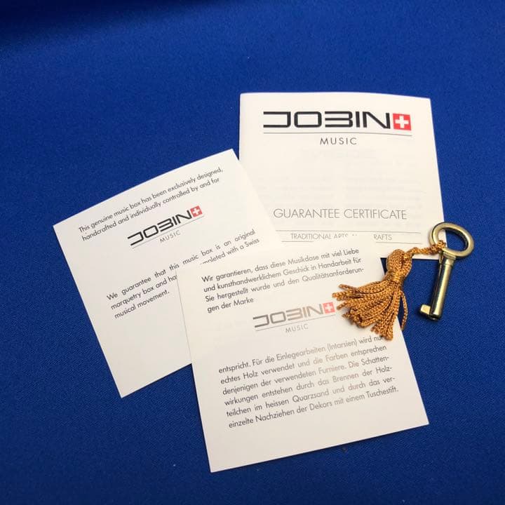 オルゴール ジョバン JOBIN スイス製 ボックス 鍵付き 海外製？