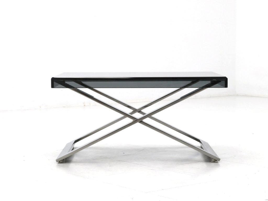 展示品　ポルトローナフラウ　ガラス　サイドテーブル　コーヒーテーブル　高級