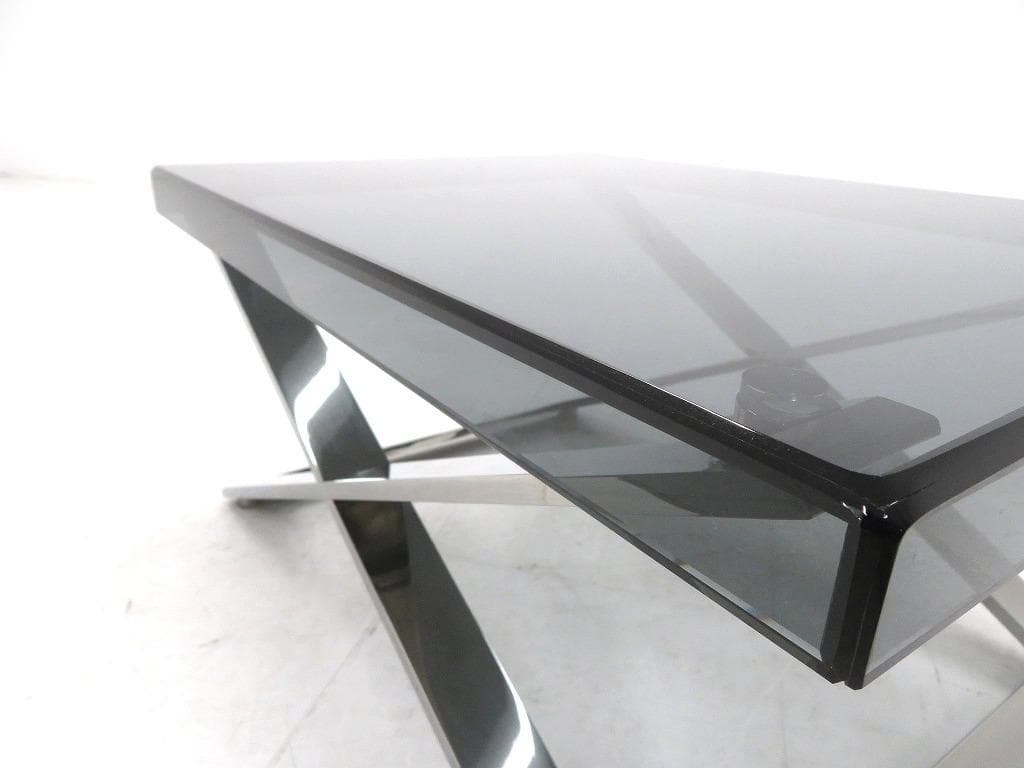 展示品　ポルトローナフラウ　ガラス　サイドテーブル　コーヒーテーブル　高級