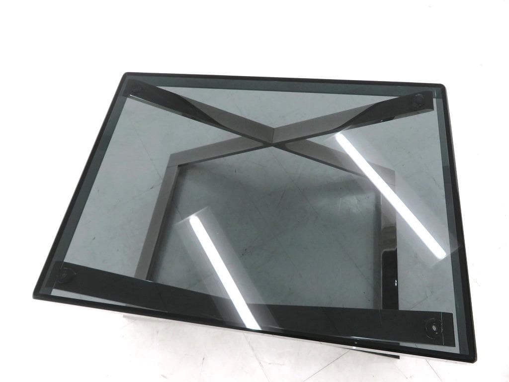 展示品　ポルトローナフラウ　ガラス　サイドテーブル　コーヒーテーブル　高級