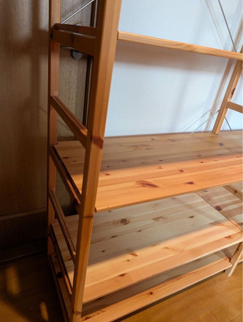 ■送料込■無印良品 MUJI パイン材 ユニットシェルフ 棚板6段 ラック