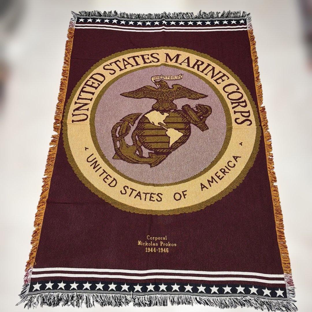 米軍 海兵隊 マルチカバー ソファカバー ヴィンテージラグ 184x124