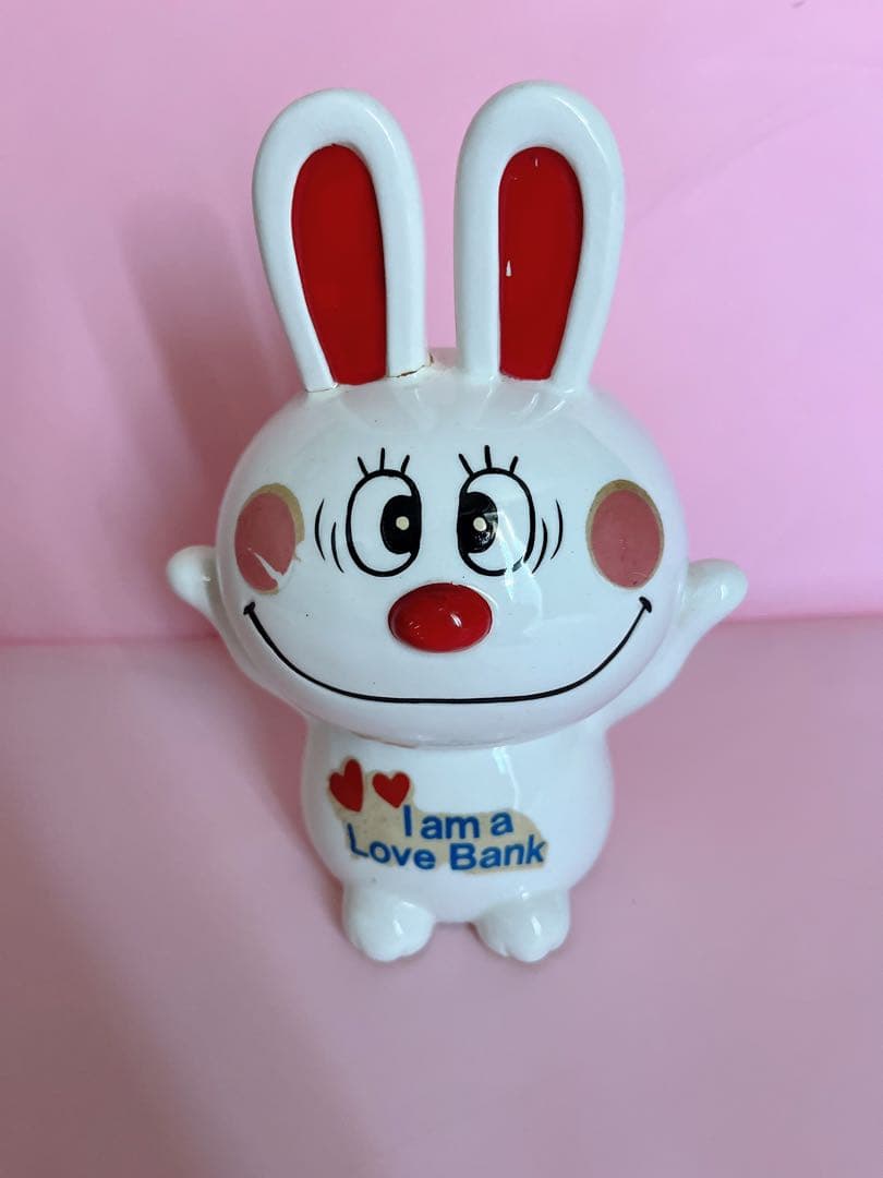 希少 昭和レトロ 内藤ルネ 貯金箱 うさぎ 陶器 - メルカリ